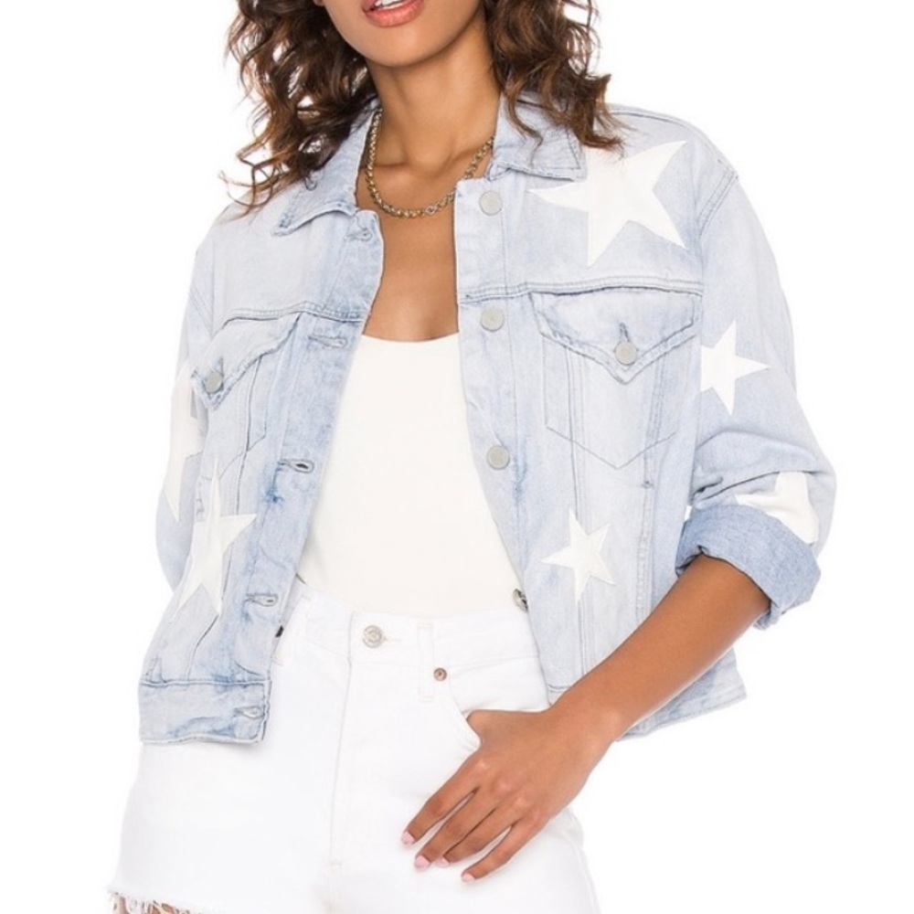 BLANKNYC Star Denim Jacket in Allstar